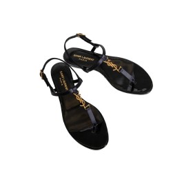 SAINT LAURENT Cassandra Satin Sandals