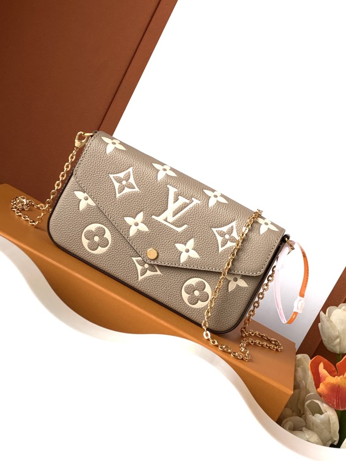 LOUIS VUITTON Pochette Félicie Shoulder Bags M82610 size 21*3*12 cm