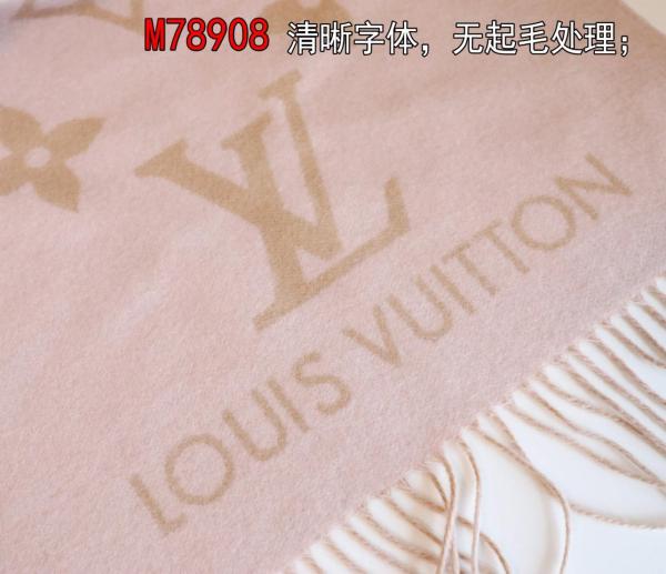 LOUIS VUITTON Cashmere Knit Scarves Women's Multicolor