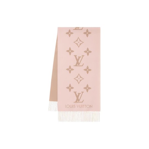 LOUIS VUITTON Cashmere Knit Scarves Women's Multicolor