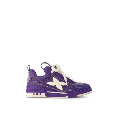 LOUIS VUITTON Skate Low Top Skateboard Shoes Men's Purple
