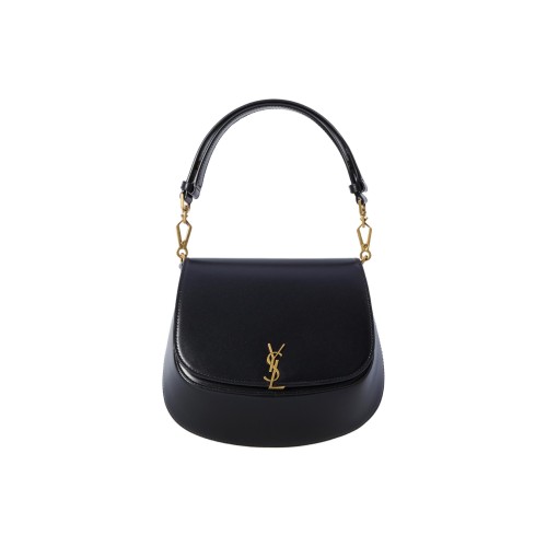 SAINT LAURENT Nolan Calfskin Handbag Shoulder Bag Women's Black 800846-0SX0W-1000 size 20.5*8*17 cm