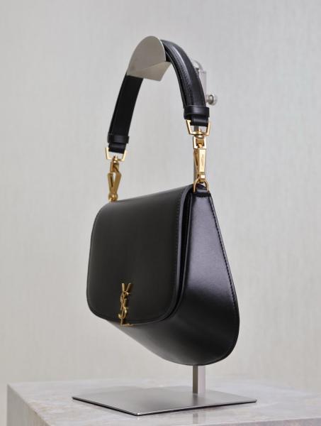 SAINT LAURENT Nolan Calfskin Handbag Shoulder Bag Women's Black 800846-0SX0W-1000 size 20.5*8*17 cm