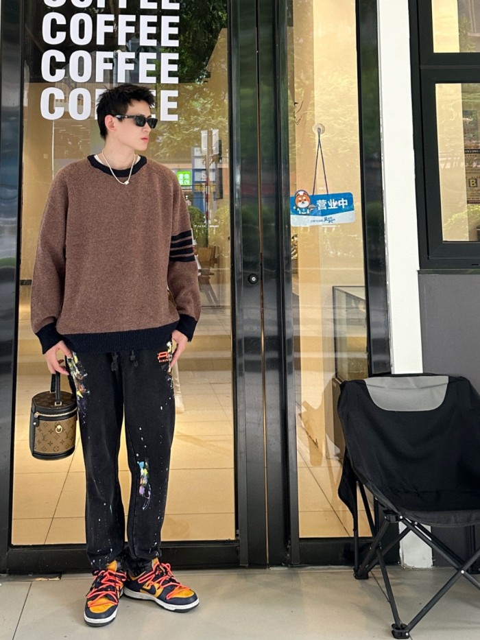 THOM BROWNE· FW23 Sweater Men's Brown