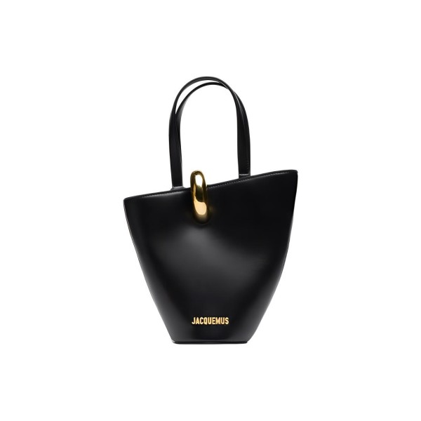 Jacquemus Le Petit Bambola Leather Tote Bag 243BA3893173990 size 24*10*24 cm