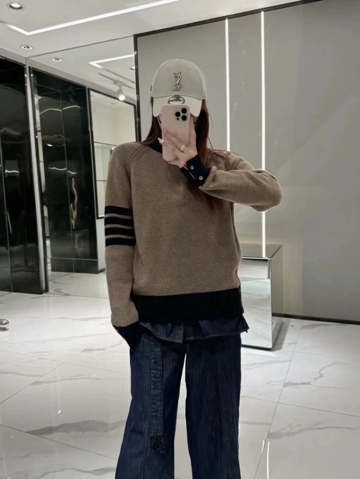 THOM BROWNE· FW23 Sweater Men's Brown