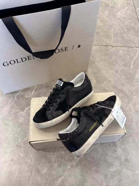 Golden Goose Super-Star con refuerzo del talón con purpurina