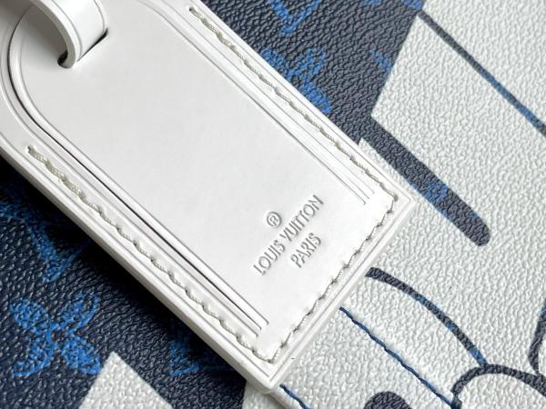 LOUIS VUITTON keepall 55 capsule series classic old flower letter signature monkey bag cowhide travel bag boarding bag handheld shoulder messenger bag travel bag M45874 size 55*24*31cm 