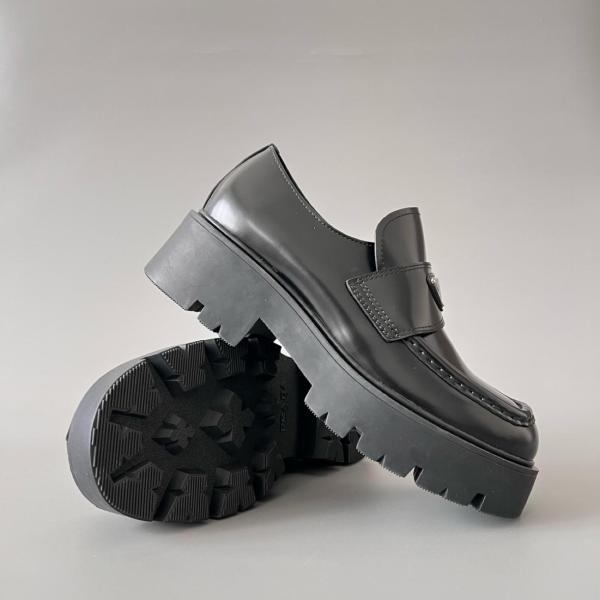 PRADA Loafers Men Black