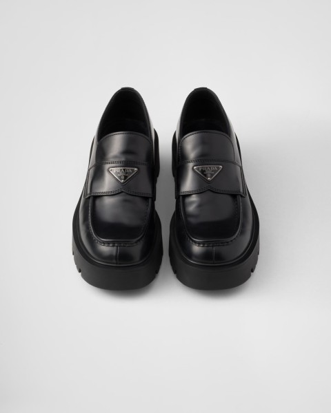 PRADA Loafers Men Black