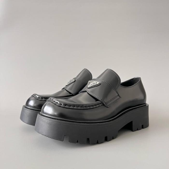 PRADA Loafers Men Black