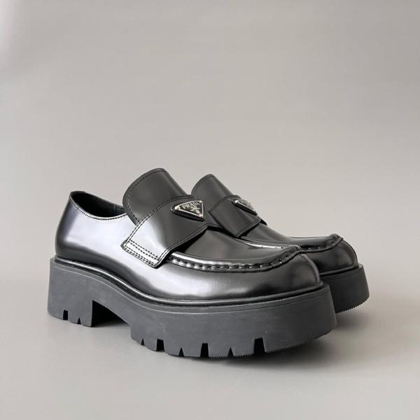 PRADA Loafers Men Black