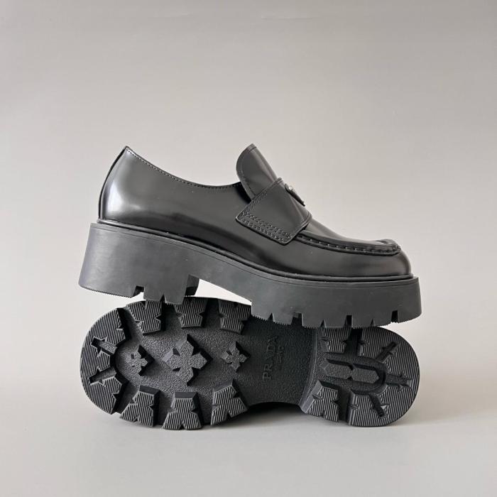 PRADA Loafers Men Black