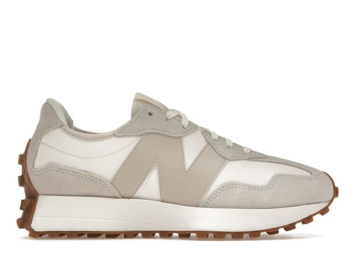 New Balance 327 Beige White Gum Pink