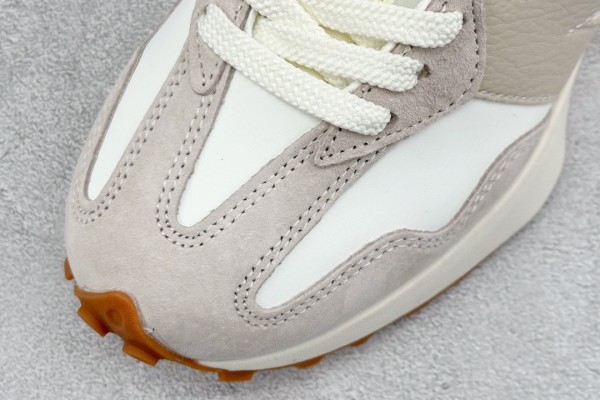 New Balance 327 Beige White Gum Pink