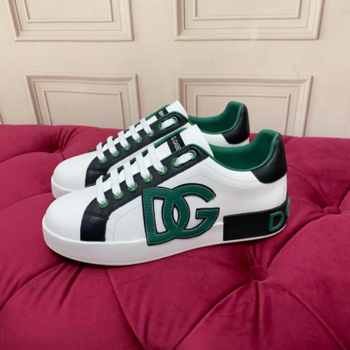 DOLCE & GABBANA Portofino Spoiler Leather low-top sneakers