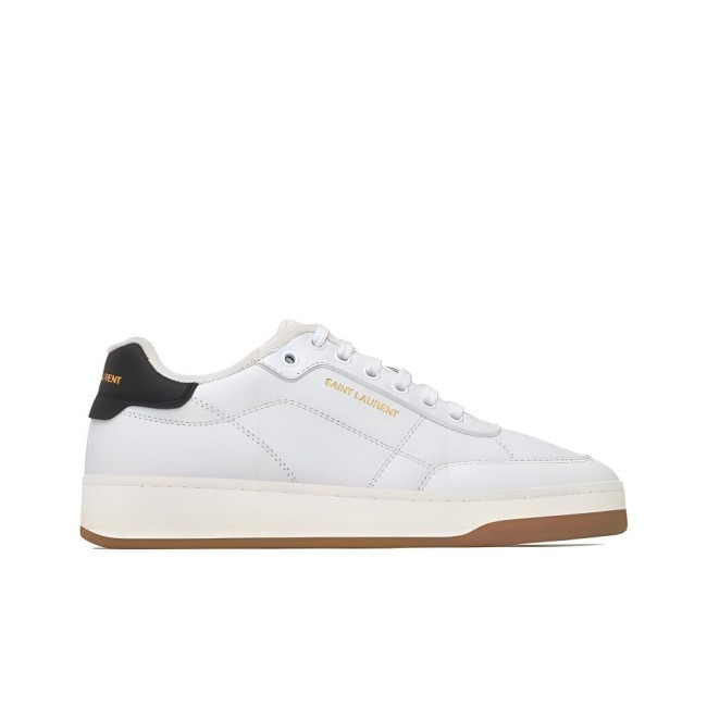 SAINT LAURENT SL/61 Round Toe Lace Up Sneakers