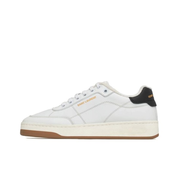 SAINT LAURENT SL/61 Round Toe Lace Up Sneakers