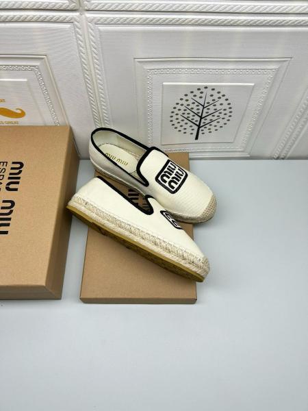 MIU MIU Espadrilles Women's Ivory White