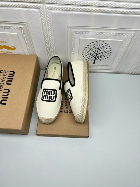 MIU MIU Espadrilles Women's Ivory White