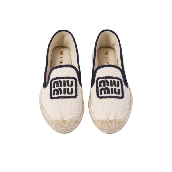 MIU MIU Espadrilles Women's Ivory White