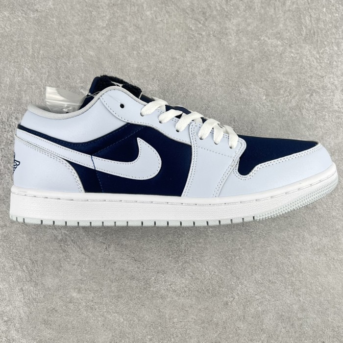 Jordan 1 Low SE Football Grey White Gym Red Midnight Navy