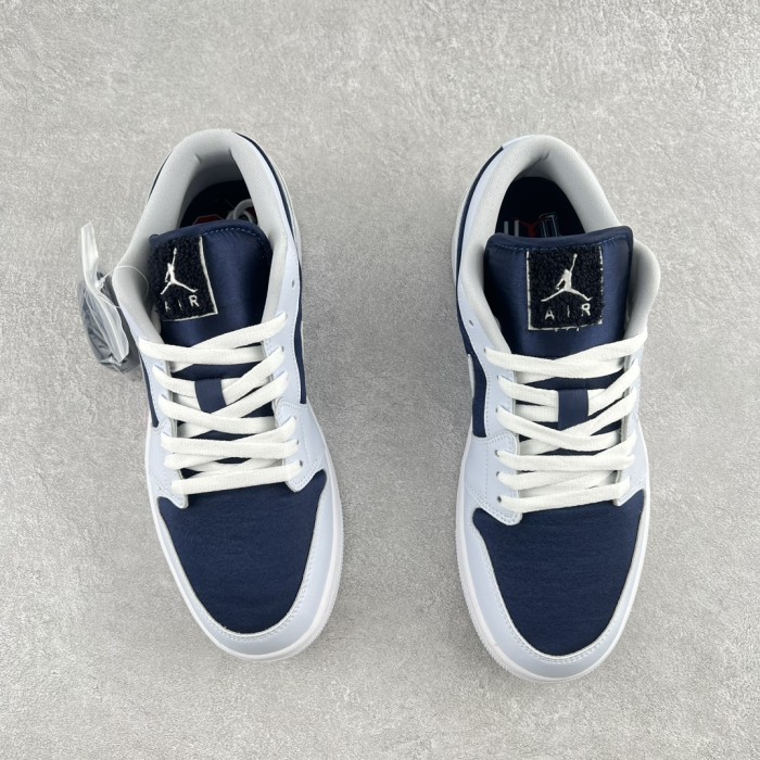 Jordan 1 Low SE Football Grey White Gym Red Midnight Navy