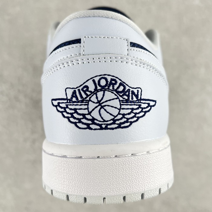 Jordan 1 Low SE Football Grey White Gym Red Midnight Navy