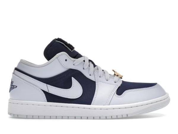 Jordan 1 Low SE Football Grey White Gym Red Midnight Navy
