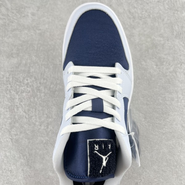 Jordan 1 Low SE Football Grey White Gym Red Midnight Navy