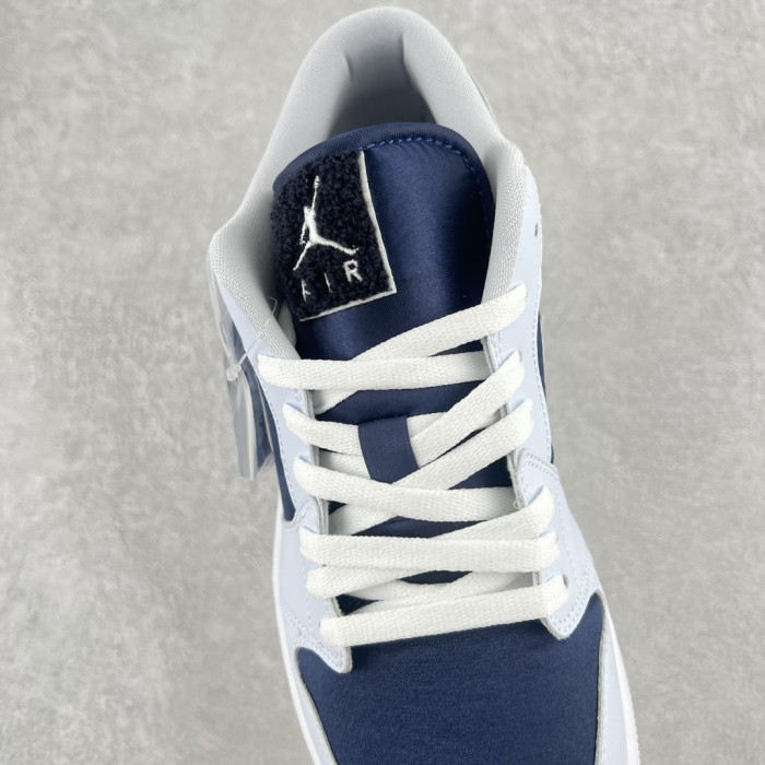 Jordan 1 Low SE Football Grey White Gym Red Midnight Navy