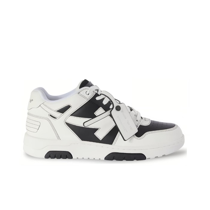 OFF WHITE Out Of Office Ooo Low Tops Black White