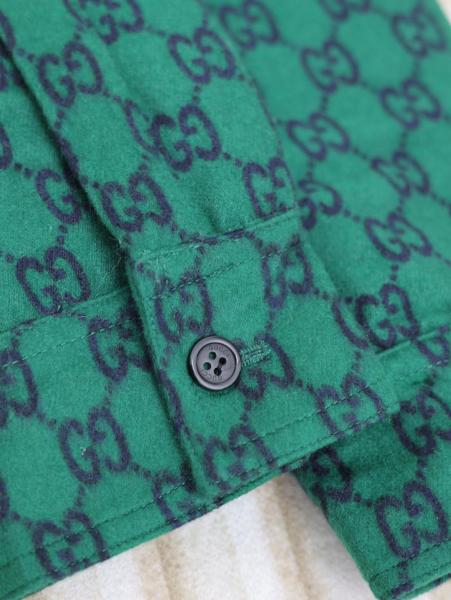 GUCCI Pre Owned 2010s Monogram Wool Jacket