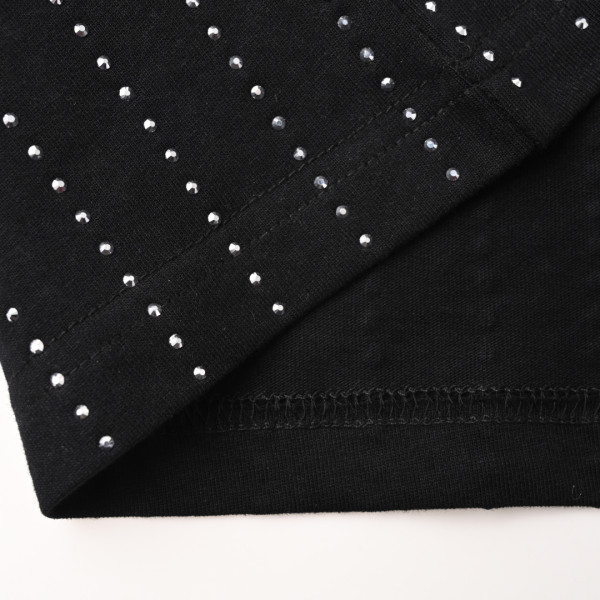 LOUIS VUITTON Crystal Embellished Cotton T Shirt