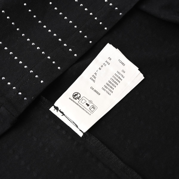 LOUIS VUITTON Crystal Embellished Cotton T Shirt