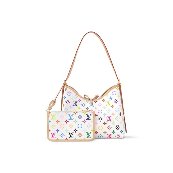 LOUIS VUITTON X Takashi Murakami CarryAll Pm White Multicolored M13661 size 29*12*24 cm
