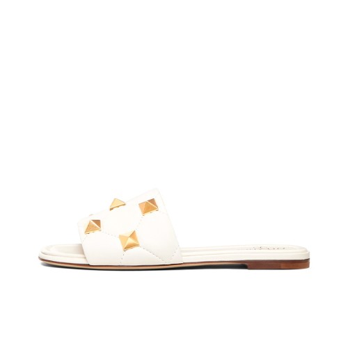 Valentino Garavani Roman Stud Sandals White