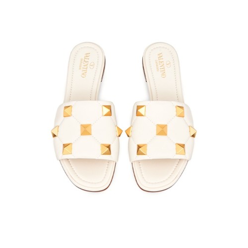 Valentino Garavani Roman Stud Sandals White