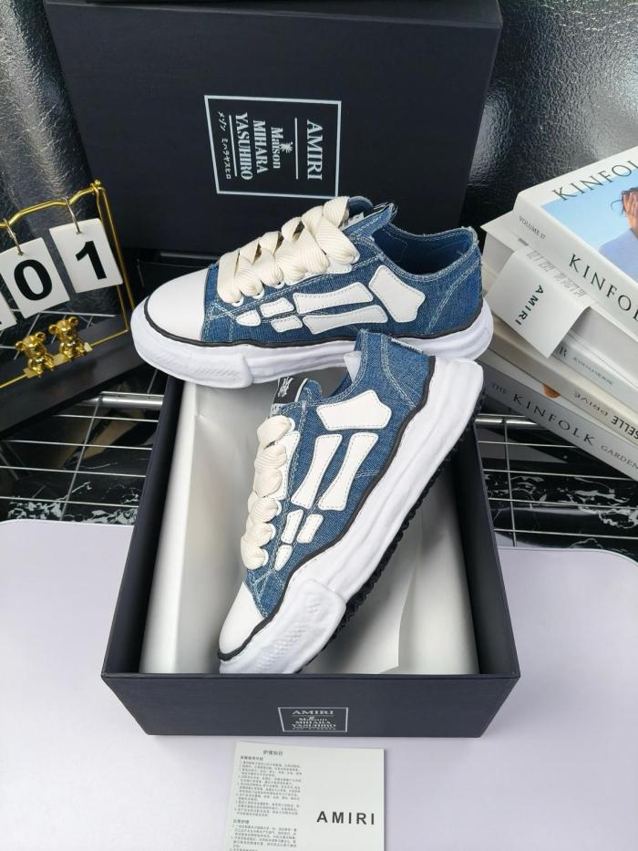 AMIRI MMY Bones x Maison MIHARA YASUHIRO Blue