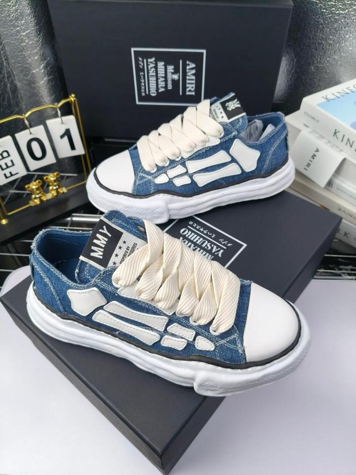 AMIRI MMY Bones x Maison MIHARA YASUHIRO Blue