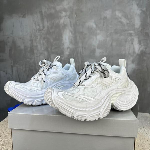 Balenciaga 6XL Low Top Chunky Sneakers Women's White