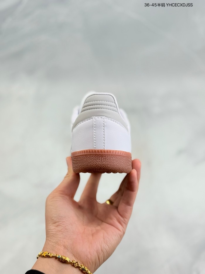 adidas Samba OG White Silver Metallic Grey