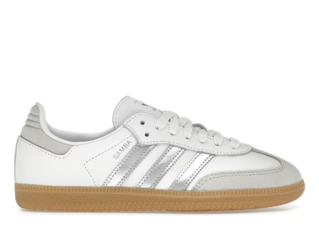 adidas Samba OG White Silver Metallic Grey