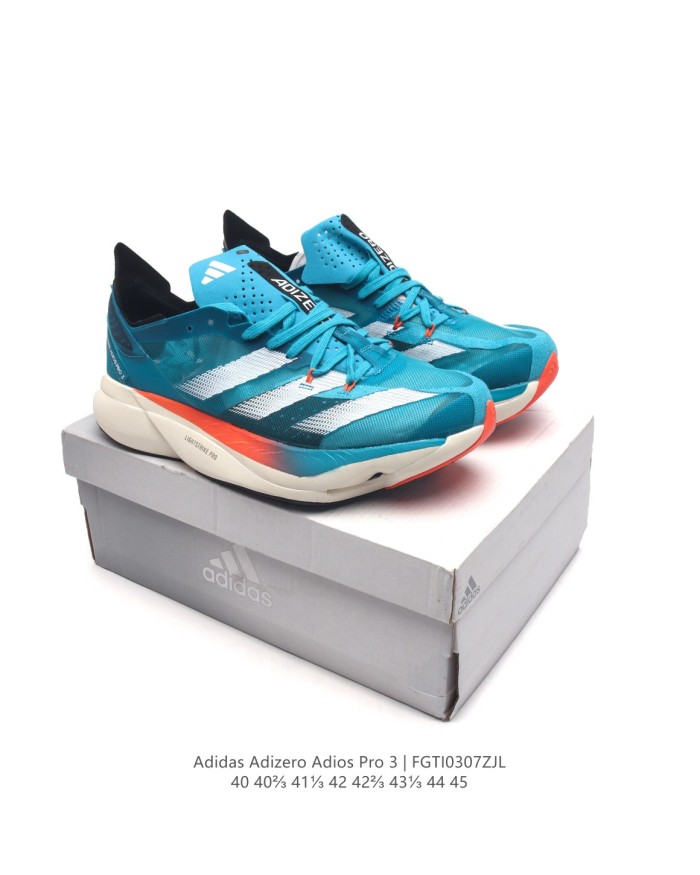 adidas Adizero Adios Pro 3 Lucid Cyan