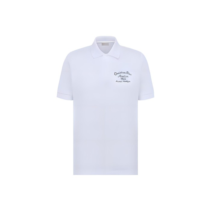 DIOR Quarterly New Products Polo Shirts Men White