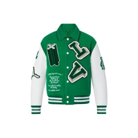 LOUIS VUITTON Varsity Leather Jacket