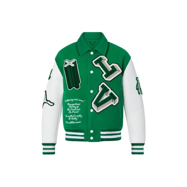 LOUIS VUITTON Varsity Leather Jacket
