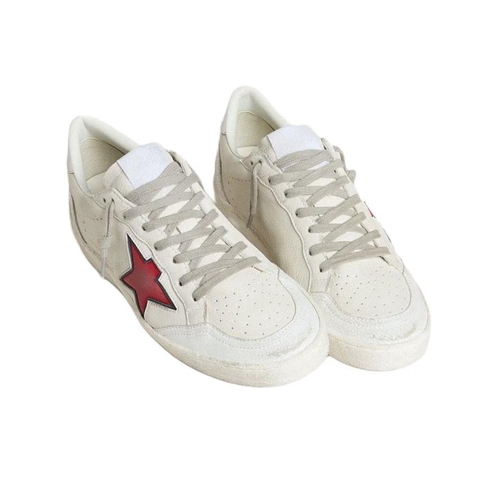 Golden Goose Ball Star Low Top Skateboard Shoes Women's White