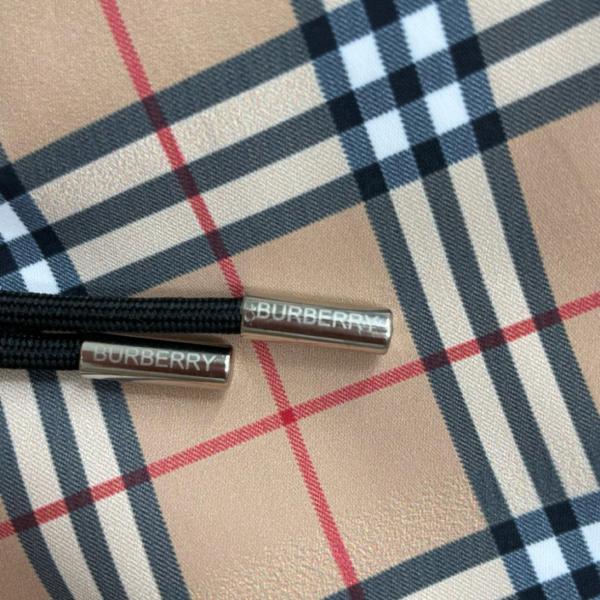 Burberry Check pattern lace-up casual shorts men's brown