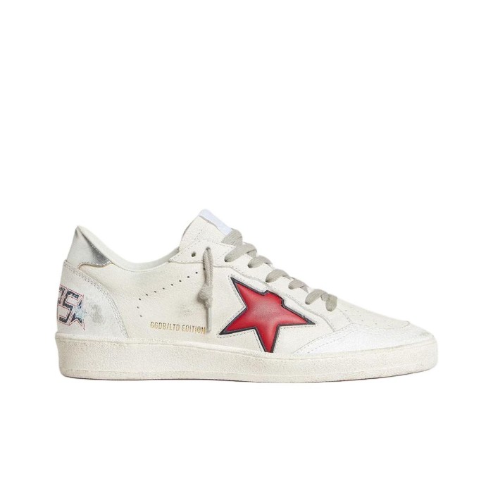 Golden Goose Ball Star Low Top Skateboard Shoes Women's White